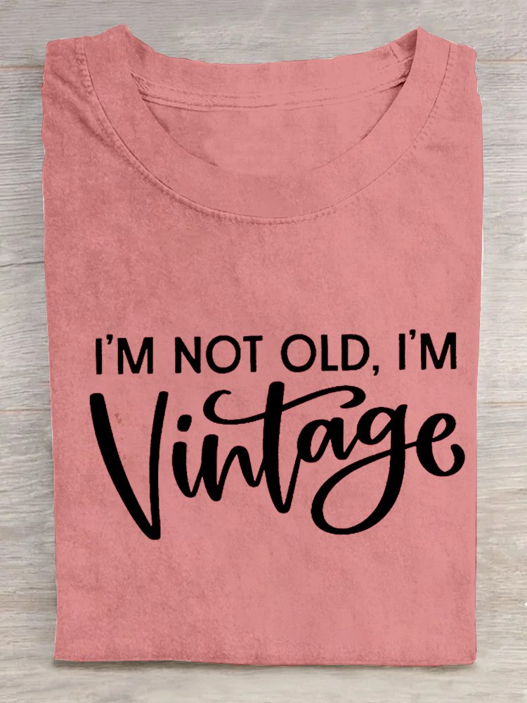 I'M Nicht alt, I'M Retro Kunst Print Lässig T-Shirt