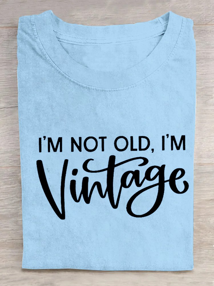 I'M Nicht alt, I'M Retro Kunst Print Lässig T-Shirt