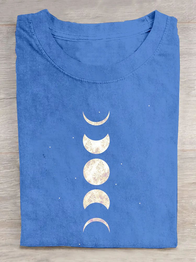 Lässig Mond T-Shirt