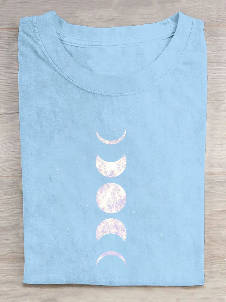 Lässig Mond T-Shirt