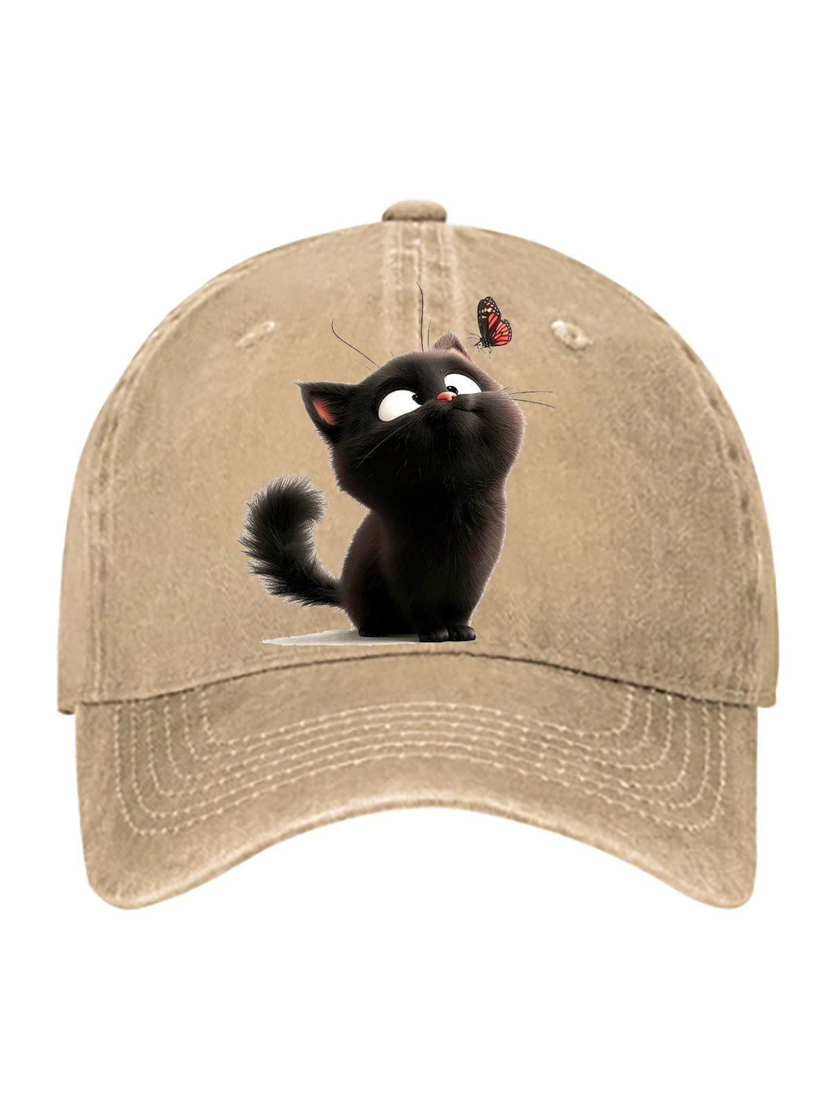 Katze rein Baumwolle Baseball Deckel