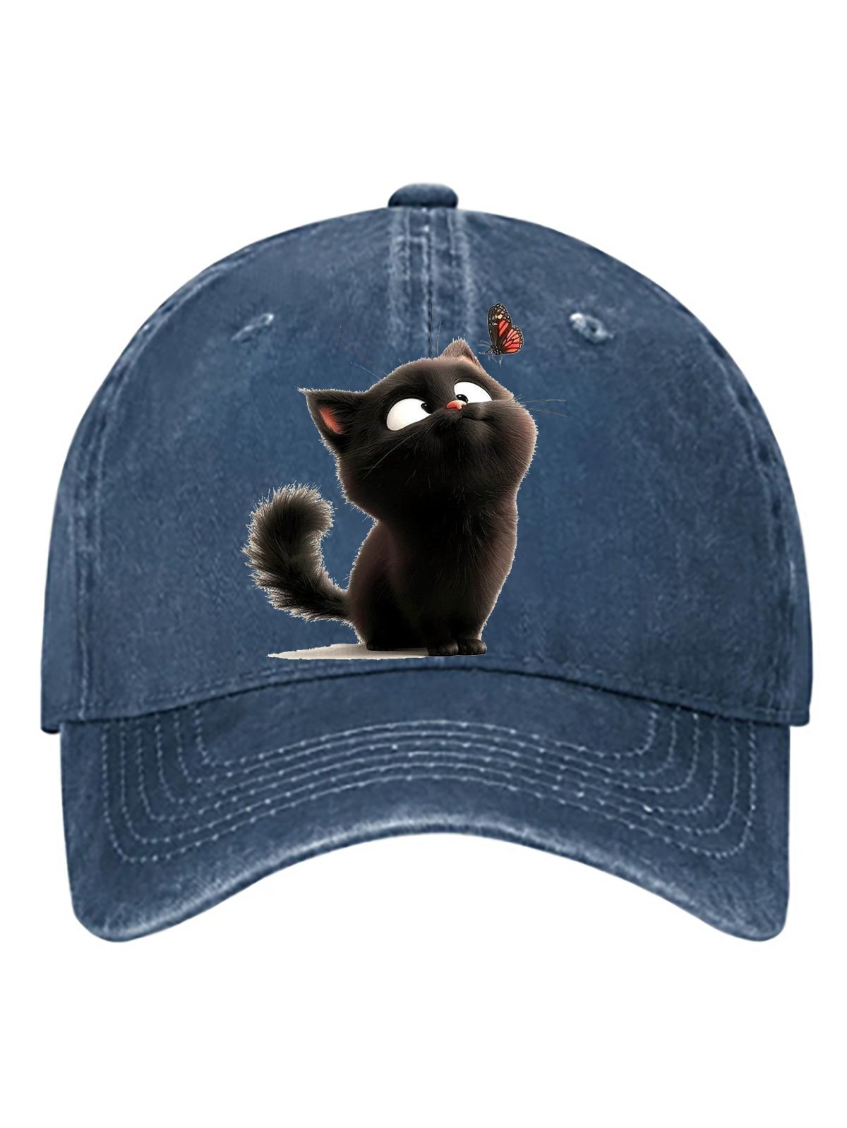 Katze rein Baumwolle Baseball Deckel