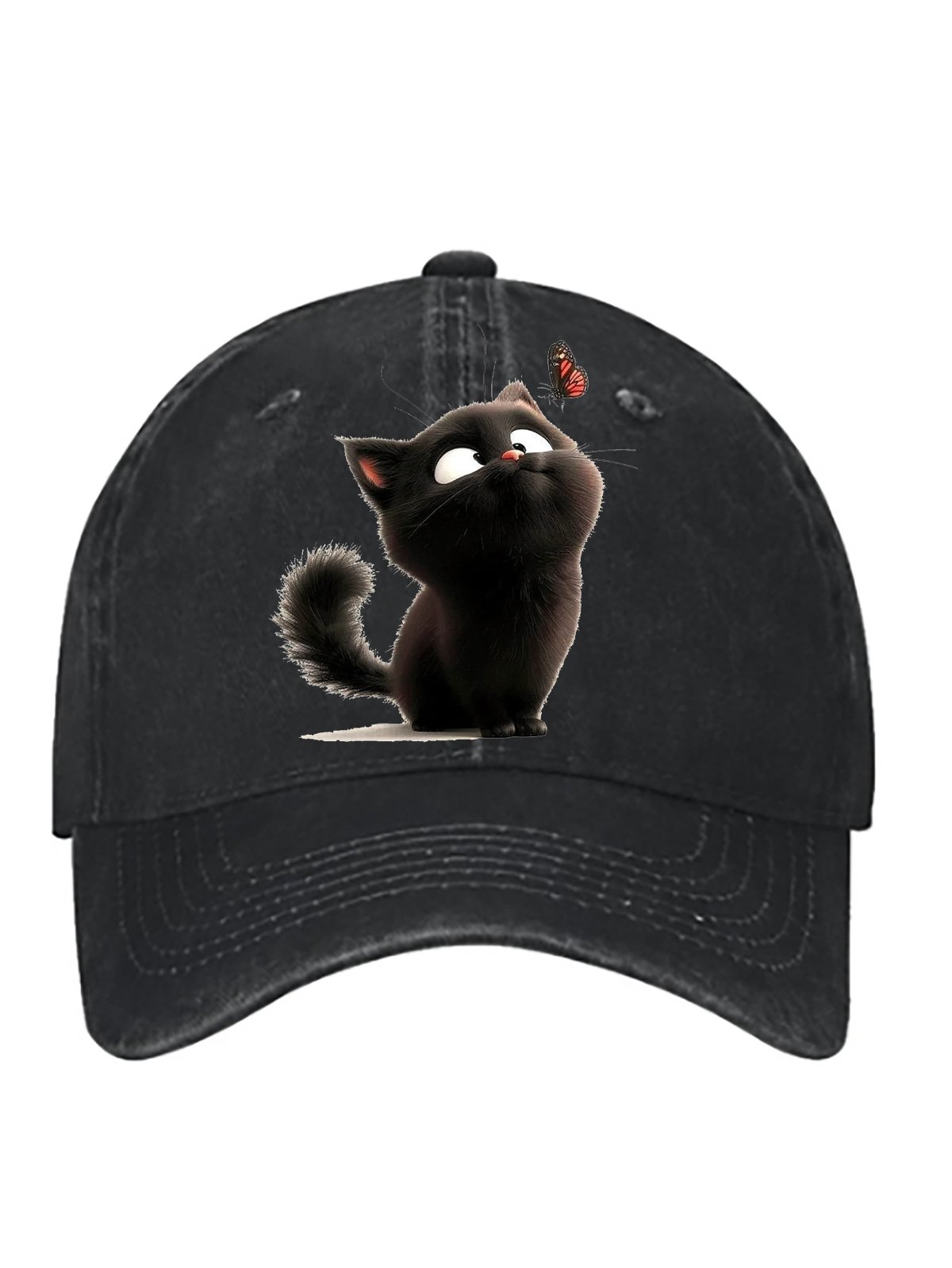 Katze rein Baumwolle Baseball Deckel