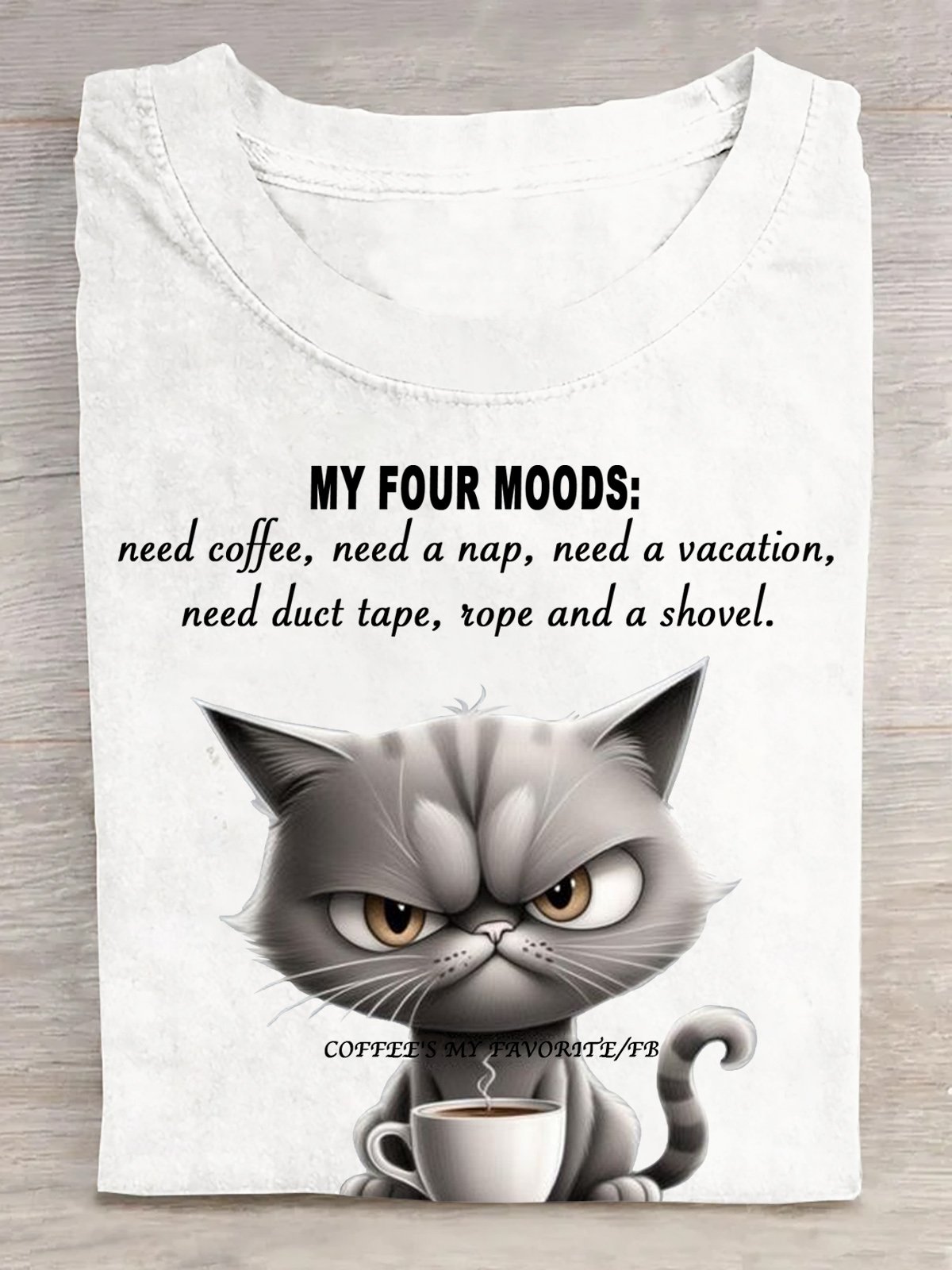 KAFFEE'S meine FAVORIT/FB Katze T-Shirt