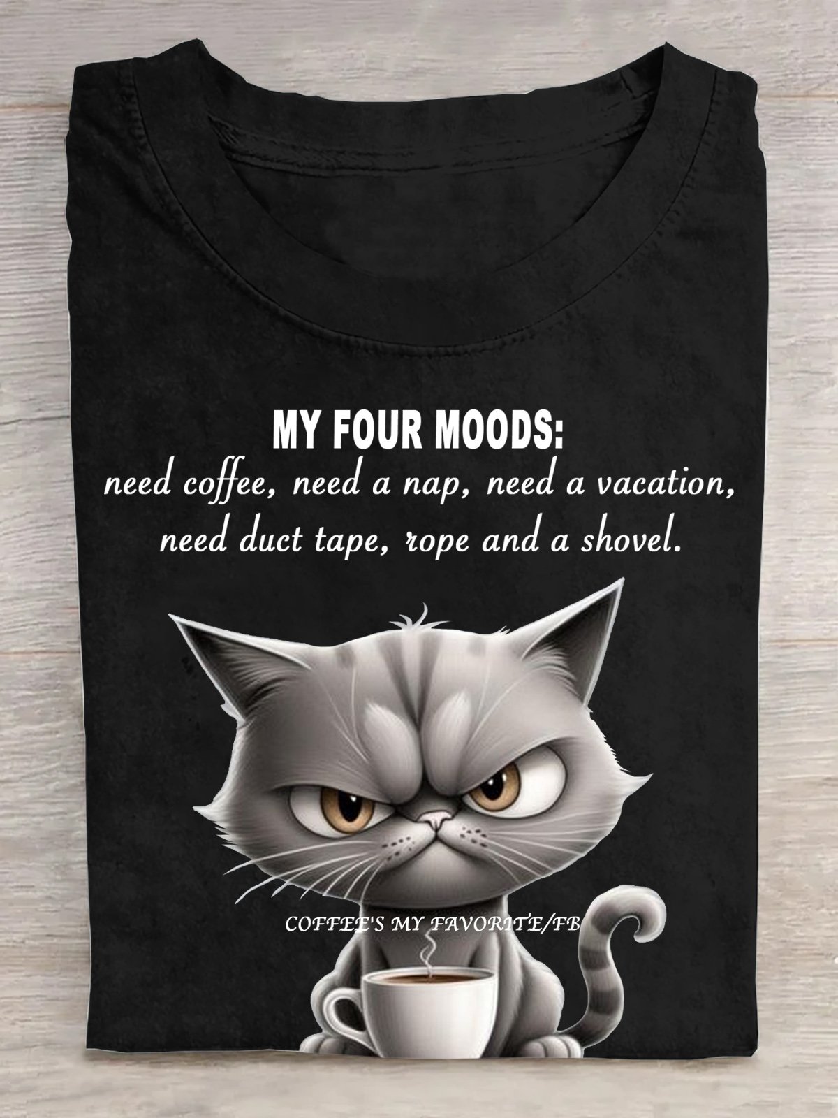 KAFFEE'S meine FAVORIT/FB Katze T-Shirt