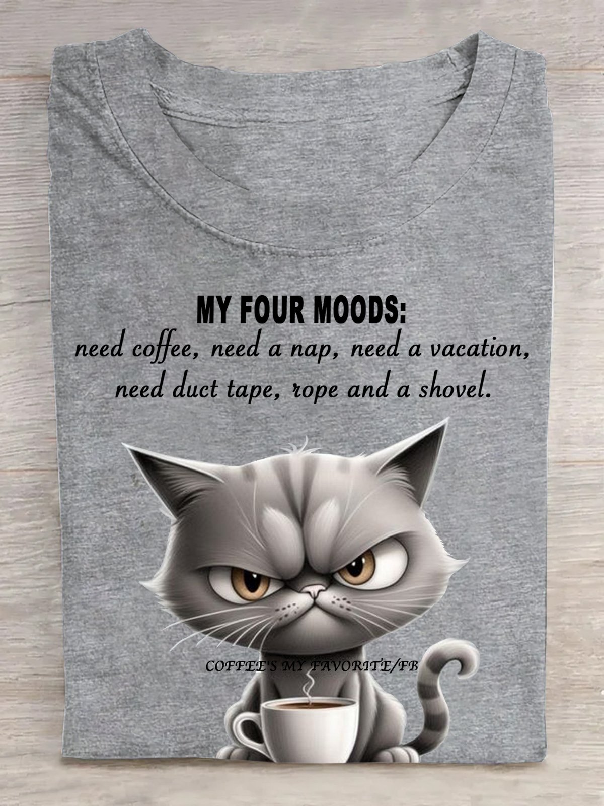 KAFFEE'S meine FAVORIT/FB Katze T-Shirt