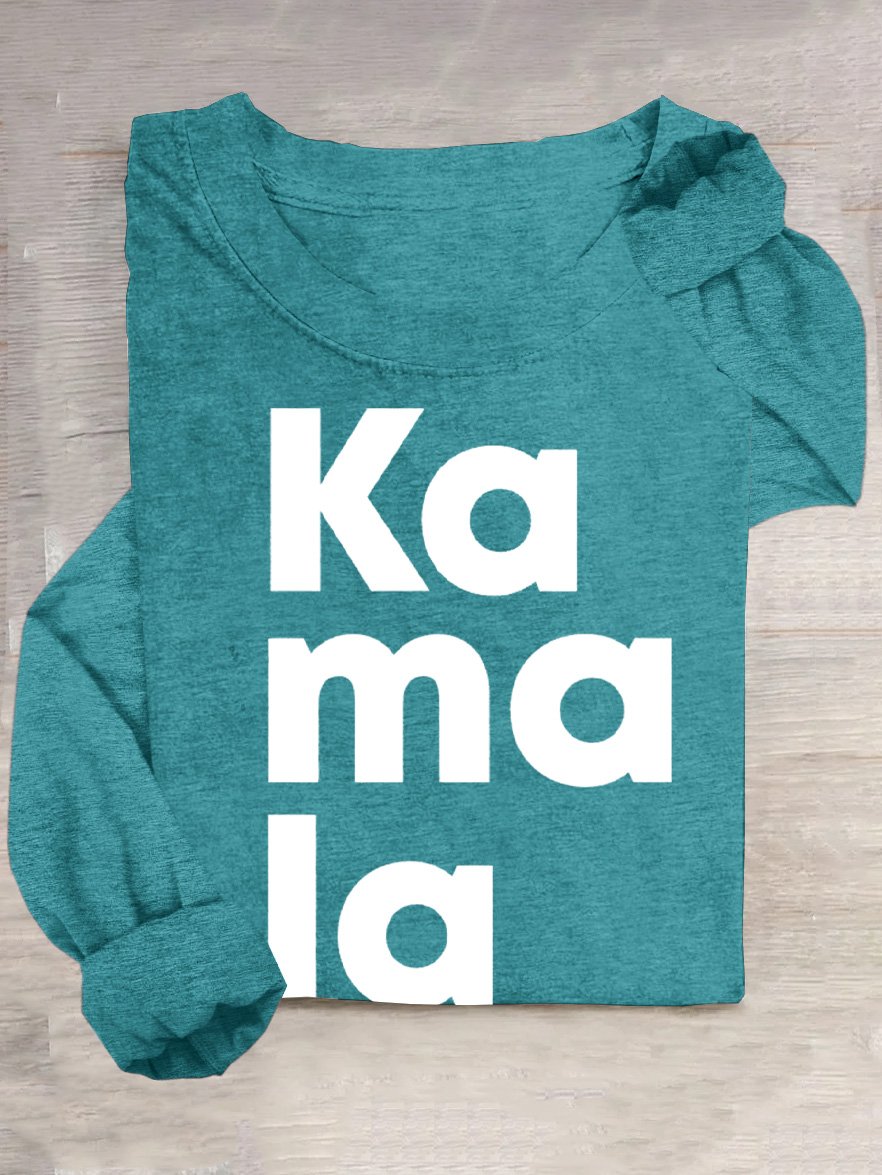 Komma-la Kamala für das Menschen Baumwollmischung Lässig T-Shirt