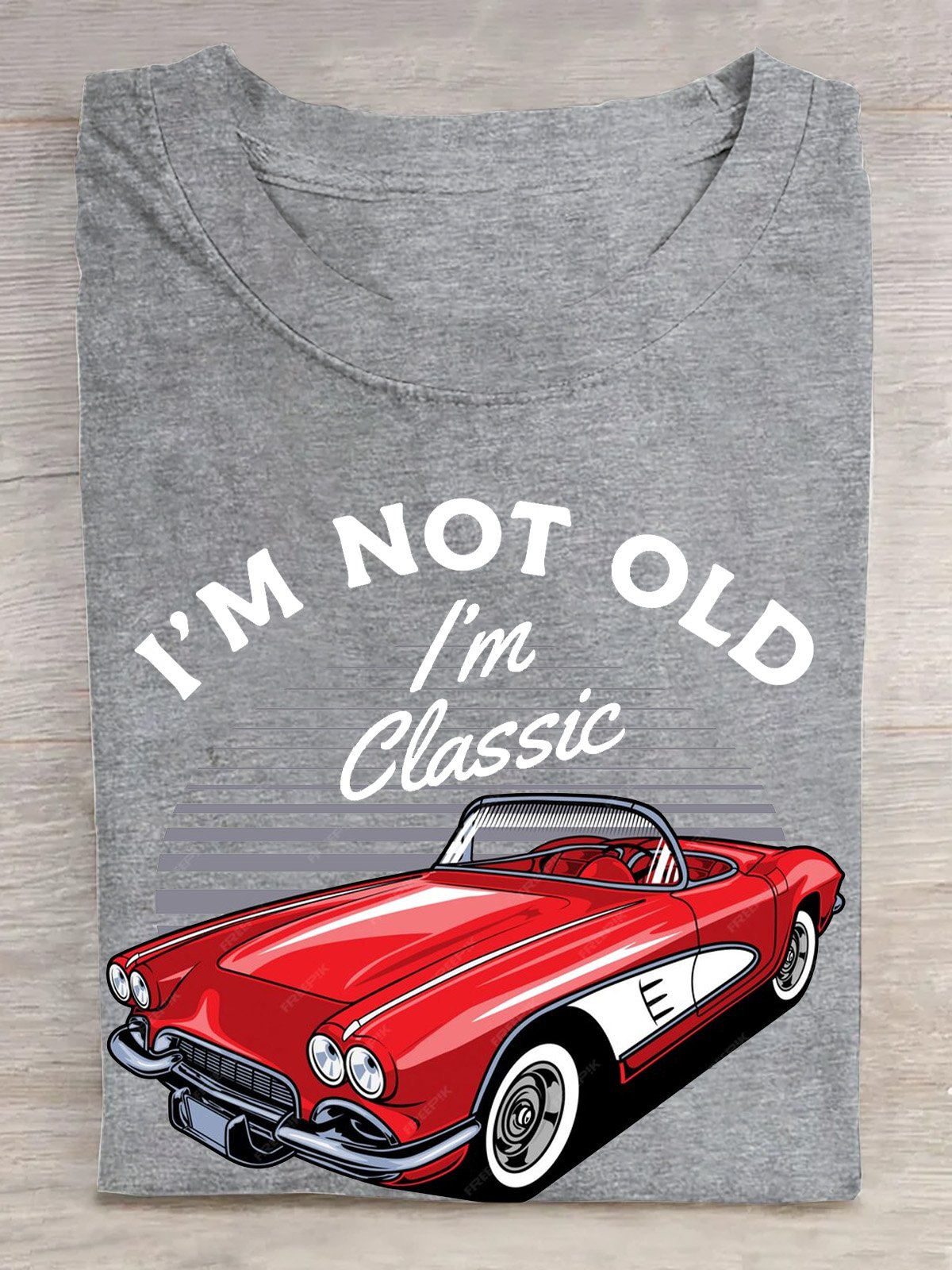 Schon seit Retro Stil 1960 I'M Nicht alt I'm Klassisch E RAPIK Baumwolle Lässig Weit T-Shirt