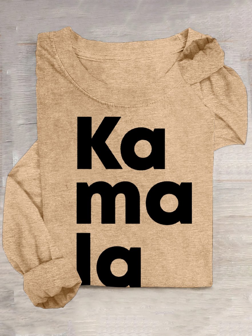 Komma-la Kamala für das Menschen Baumwollmischung Lässig T-Shirt