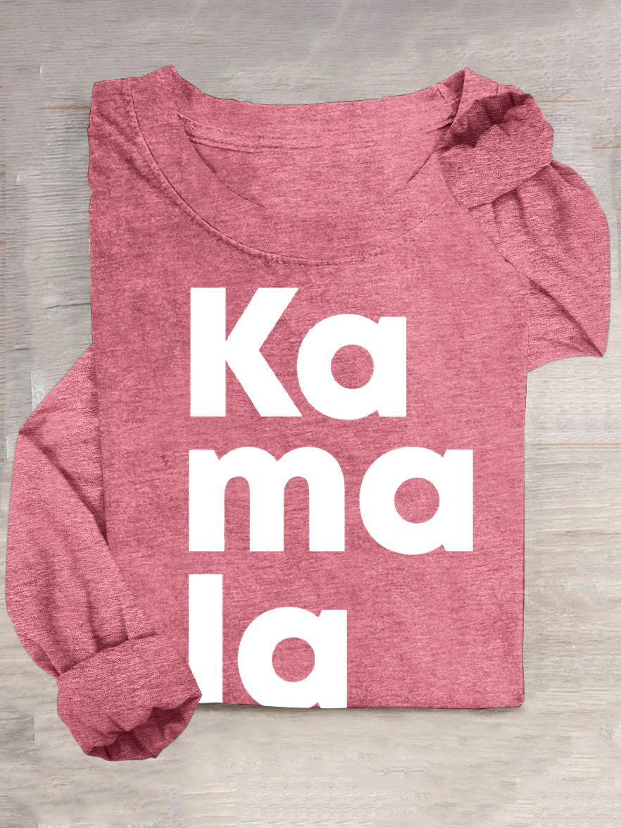 Komma-la Kamala für das Menschen Baumwollmischung Lässig T-Shirt