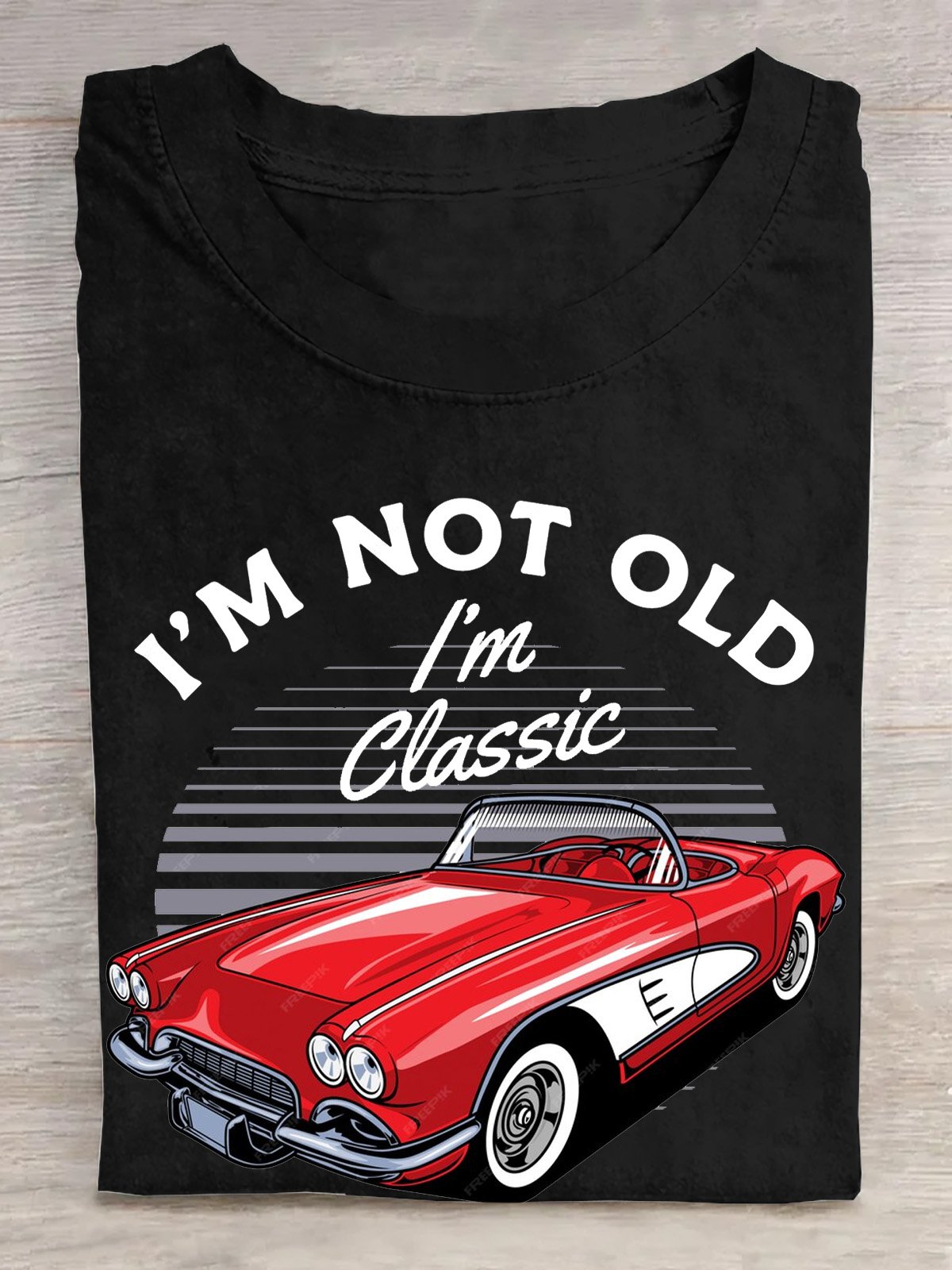 Schon seit Retro Stil 1960 I'M Nicht alt I'm Klassisch E RAPIK Baumwolle Lässig Weit T-Shirt