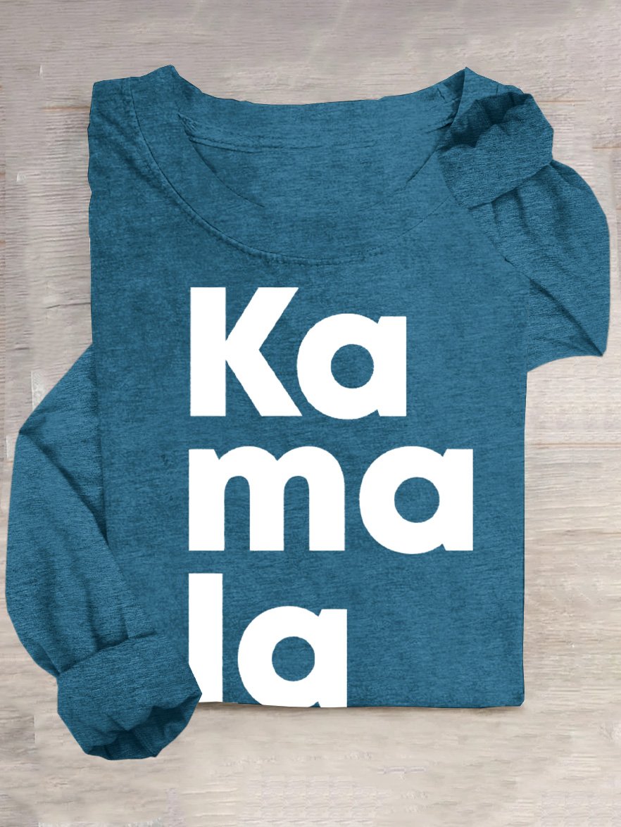 Komma-la Kamala für das Menschen Baumwollmischung Lässig T-Shirt