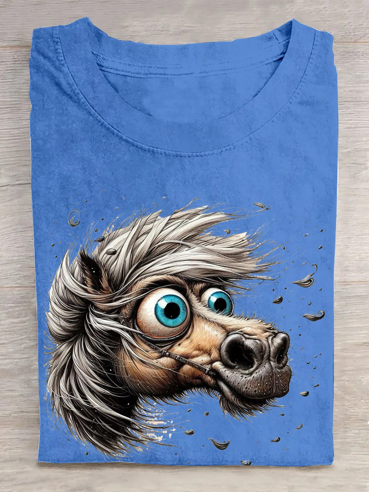 Pferd Lässig Weit T-Shirt